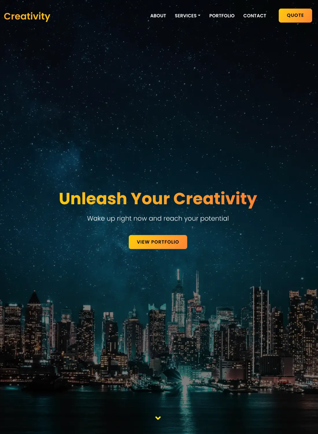 creative agency premium free template for blocs 5 website builder