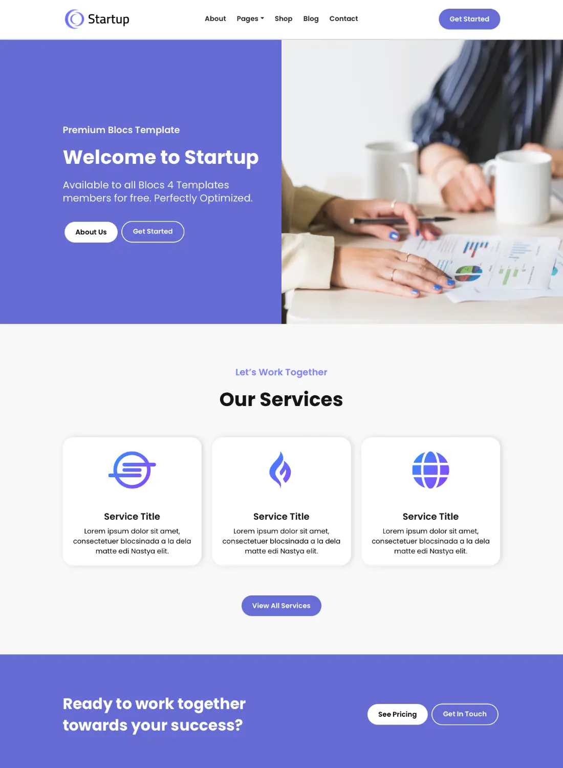 startup business template for blocs 5