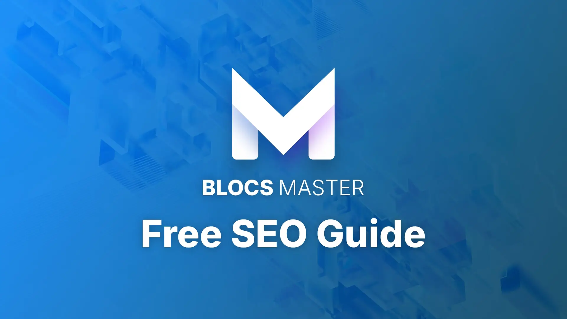 SEO Course &mdash; Blocs video course cover